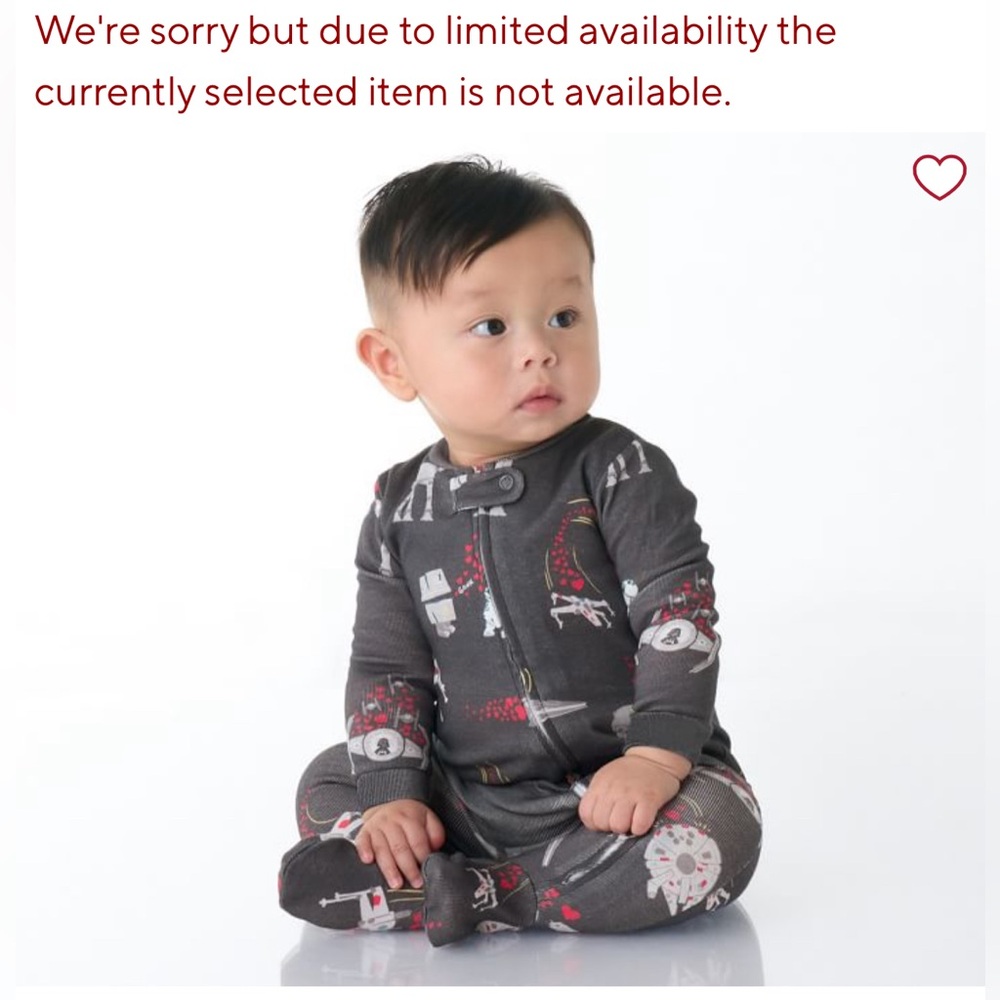 Star Wars™ Valentine's Organic Nursery
Pajama pottery barn